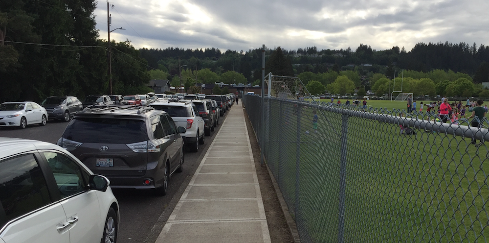 soccer parking