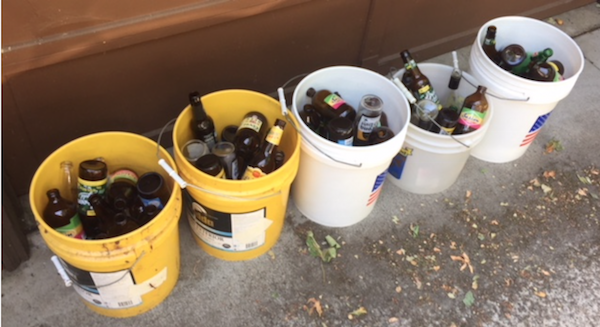 Beer bottles