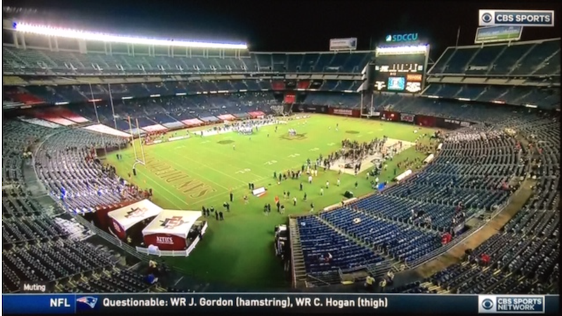 AFA VS SDSU AFTER STORM