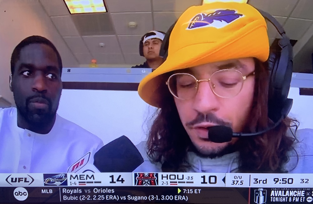 sam acho in press box