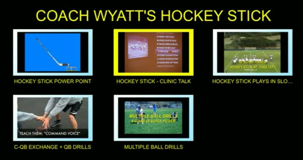 hockey stick menu